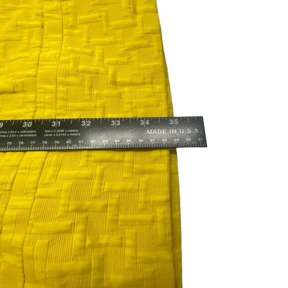 ELIZA J Women Sleeveless Knee Length Dress Zip Back Lined Sz 12 Yellow 66-16 - Picture 11 of 13